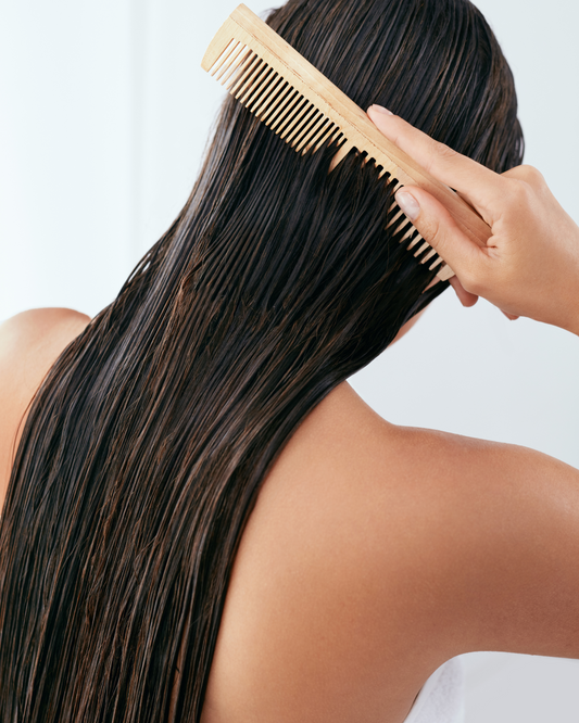 Non pettinare mai i tuoi capelli da bagnati!